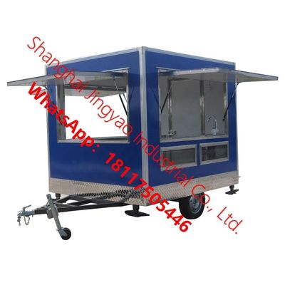 Materiale grezzo Frutta JY-BT400 Hot Dog Cart 1500kg Capacità e Tornado Potato Food Cart