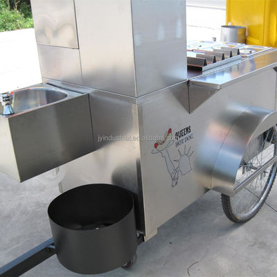 220 V carrello alimentare mobile per strada triciclo/carrello elettrico per hot dog per altri scopi