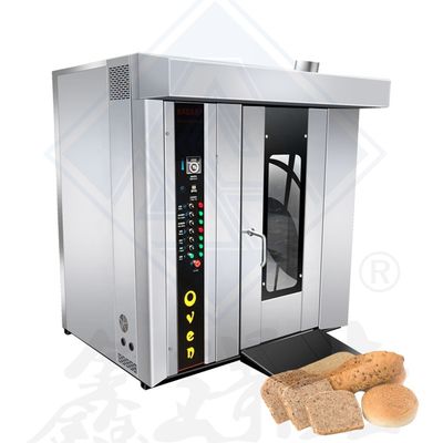 16 vassoi Forno a gas rotativo per pane Forno da forno per panetteria Negozio di prodotti alimentari
