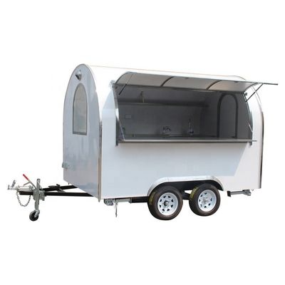 Produttore di snack alimentari carrello alimentare motorizzato 1500 kg rimorchiatore con patate tornado e bevande