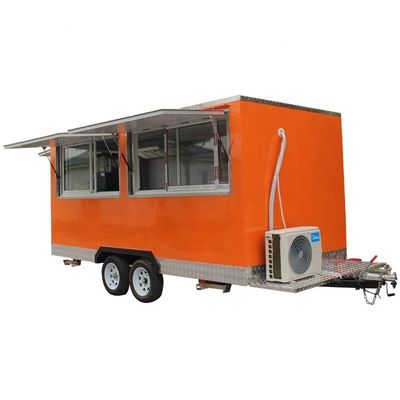 Produttore di snack alimentari carrello alimentare motorizzato 1500 kg rimorchiatore con patate tornado e bevande