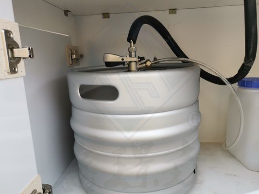 Carrello elettrico a tre ruote di acciaio inossidabile isolato per gelati e verdure