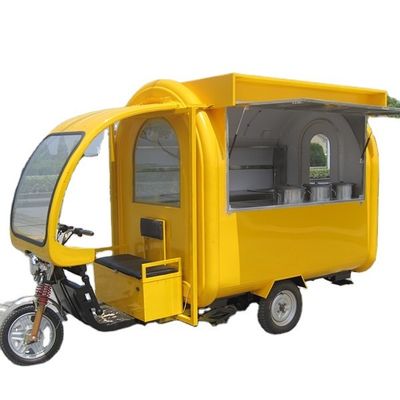 380*160*235 CM Street Mobile Gas Ice Cream Food Truck con attrezzature di cucina complete
