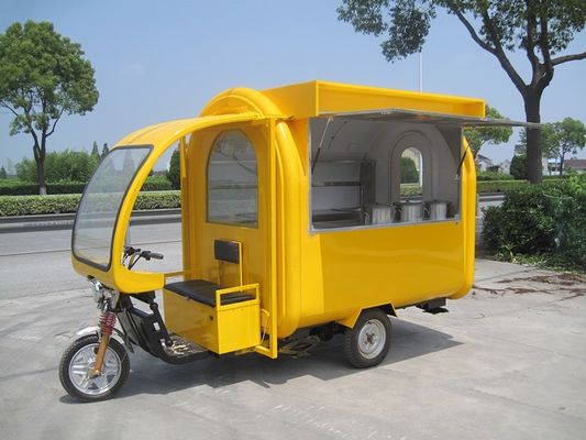 380*160*235 CM Street Mobile Gas Ice Cream Food Truck con attrezzature di cucina complete