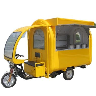380*160*235 CM Street Mobile Gas Ice Cream Food Truck con attrezzature di cucina complete