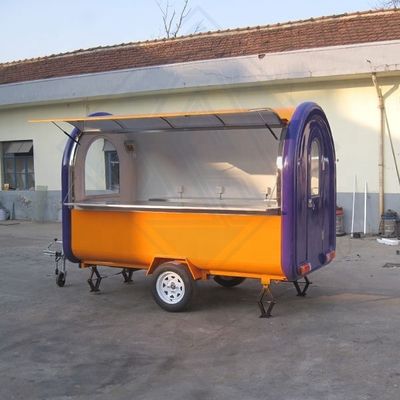 Sandwiches Mobile Food Trailer con cucina completa Materiale grezzo Farina 800KG Capacità