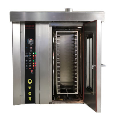Macchina per la trasformazione alimentare 32 vassoi Forno per pizza rotativo per attrezzature complete per la pasticceria