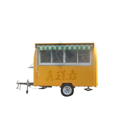 300CM Mobile Round Model Food Cart con Canopy Double Axles Materiale grezzo Latte 1000 KG