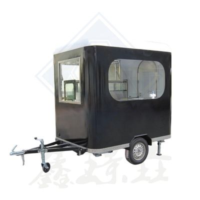 Fast Concession Mobile Food Trailer con cucina completa in acciaio galvanizzato e 200 set