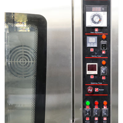 Fabbrica alimentare Forno a gas elettrico a convezione JY Industria Ciclo dell'aria calda Spray a vapore 5/8/10 vassoio