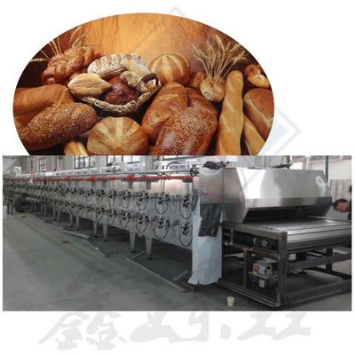 Negozi di alimenti e bevande industriali Panetteria Forno tunnel Linea di produzione 100-200 kg/h Capacità