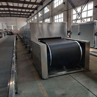 22.5 x 32.5 x 24.5 cm Forno per la produzione di biscotti con nastro trasportatore e nastro in acciaio al carbonio