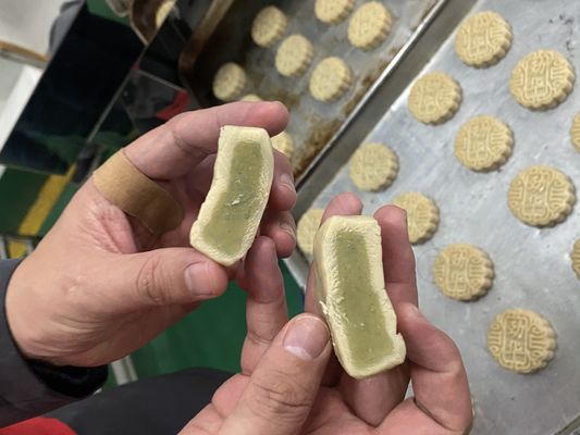 JY-868 1.9KW Automatica Kubba Data Bar Double Colors Biscuit Filling/Crusting Machine