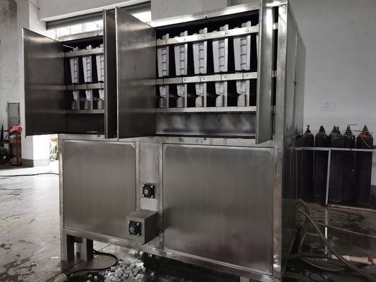 Macchina per la produzione di ghiaccio ad alta produttività con raffreddamento ad aria industriale 22x22x22mm/28x28x22mm