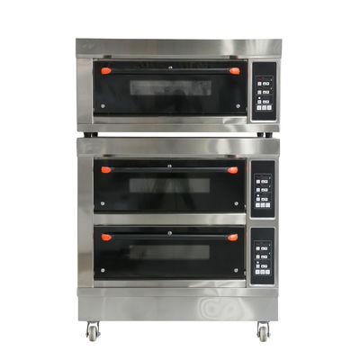 Negozi di alimenti e bevande Forno a gas a più piani per la cottura del pane Pizza Baguette di carne in cottura