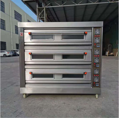 Negozi di alimenti e bevande Forno a gas a più piani per la cottura del pane Pizza Baguette di carne in cottura