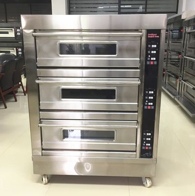 Forno a vapore multifunzionale a 4 vassoi elettrico combinato Forno a convezione a vapore con design