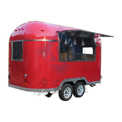 Camioneria alimentare a singolo/doppio asse personalizzata con design in acciaio galvanizzato e materiale di mais