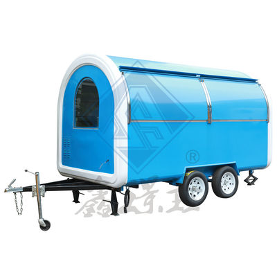 Camionino alimentare mobile a carrello rotondo industriale personalizzato con assi singoli/doppi 6M