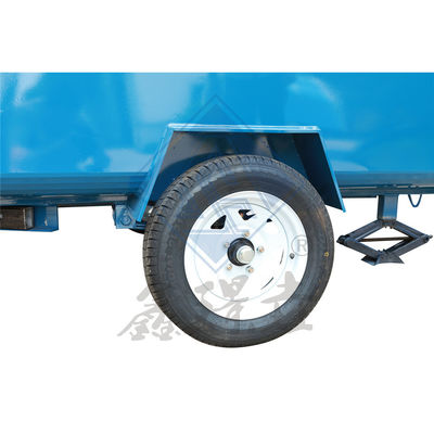 Camionino alimentare mobile a carrello rotondo industriale personalizzato con assi singoli/doppi 6M