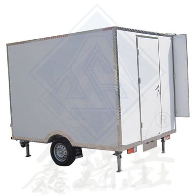 2.2M Single/Double Axles Round Model Mobile Food Truck Disegno personalizzato con baldacchino