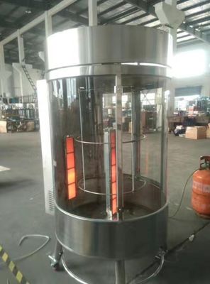 Supporto online Rostatura completa di anatra Macchina di forno elettrico e a gas Attrezzatura rotante per grigliare pollo