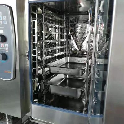 Forno a vapore in acciaio inossidabile multifunzionale a 6 strati combi elettrico 9000/10000/11000