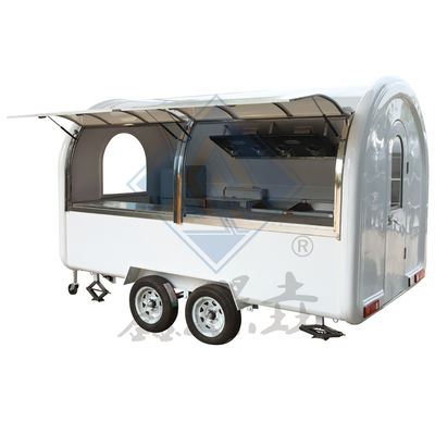 Outdoor Street Vending 4.5M Food Truck mobile con asse singolo/doppio e design