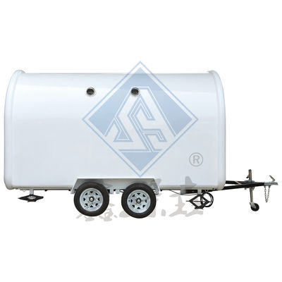 Outdoor Street Vending 4.5M Food Truck mobile con asse singolo/doppio e design