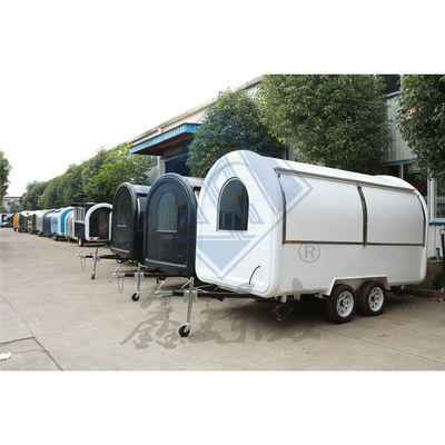 Outdoor Street Vending 4.5M Food Truck mobile con asse singolo/doppio e design