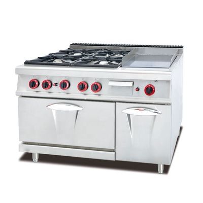 Migliora la tua esperienza di cucina con 4 stufe a gas Combinato a griglia e forno da forno