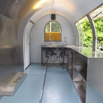 5.5M Camion alimentare mobile a singolo/doppio asse con colore personalizzato e lunga durata di vita