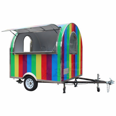 Camionino alimentare mobile quadrato e rotondo industriale personalizzato 2.8M singolo/doppio asse