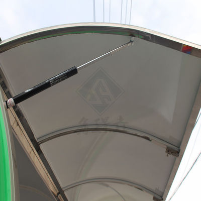 Camionino alimentare mobile quadrato e rotondo industriale personalizzato 2.8M singolo/doppio asse