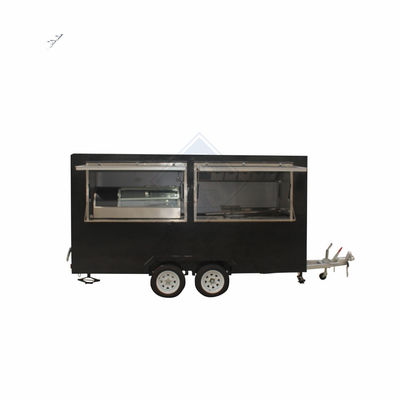 220V Long Life Single/Double Axles 580 Design Mobile Food Truck con Canopy