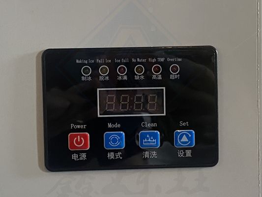 Macchine industriali intelligenti per il ghiaccio con macchinario automatico per la fabbricazione di cubetti di ghiaccio e capacità di 100 kg al giorno