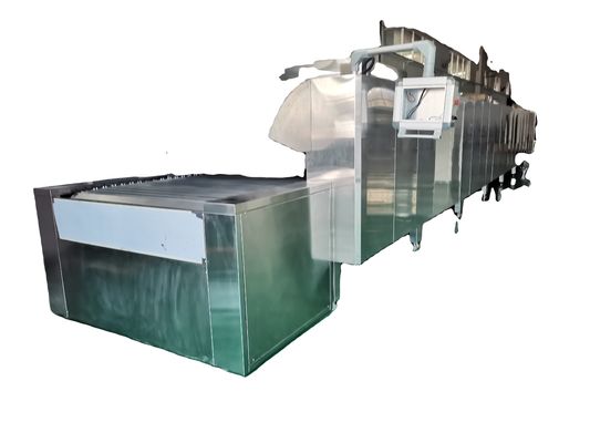 304 Forno a galleria industriale in acciaio inossidabile per biscotti e biscotti di alta produzione