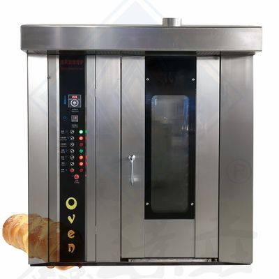 Applicazione per snack food 32 vassoi Forno elettrico industriale rotativo per la cottura del pane Pita