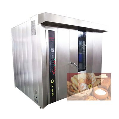 Forno da forno 32 a gas rotativo industriale elettrico biscotto torta pane forno da forno completamente automatico