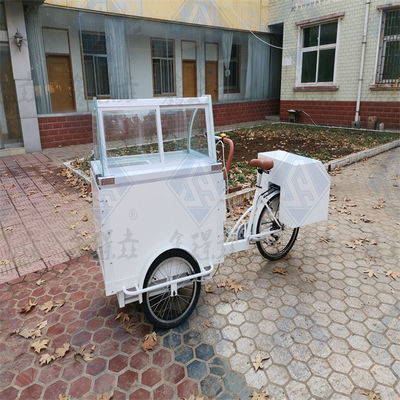 Comodo Cucina Carrello di snack a tre ruote Europa Hot Dog Pane Vending Bike per il mercato