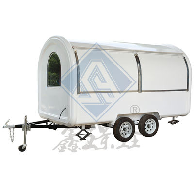 Long Life Mobile Food Truck con modello rotondo e assi singoli/doppi