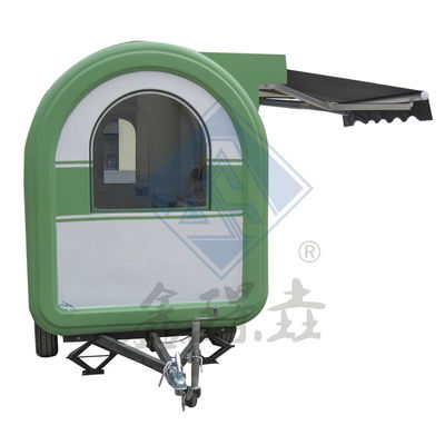 Progettazione di carrelli alimentari mobili a singolo/doppio asse per la produzione di cibo nei negozi di alimenti e bevande