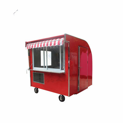 Camionino alimentare mobile industriale rotondo personalizzato con doppi assi e tetto