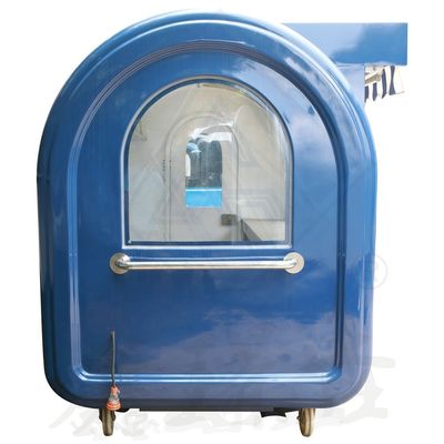 Camione di cibo per strada all'aperto 400 Mobile personalizzato industriale con baldacchino modello rotondo