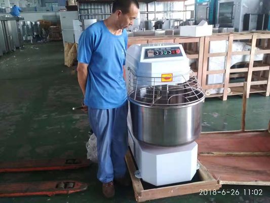 Doppio movimento doppia velocità miscelatore a spirale di pasta 100 kg Output per la pasta in panetteria