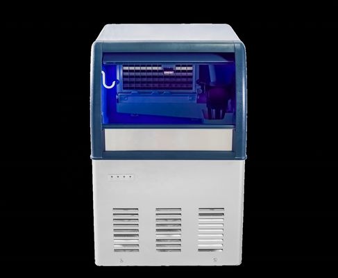 120P Produttore commerciale di cubetti di ghiaccio con funzionamento automatico e acciaio inossidabile 304