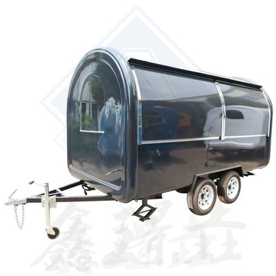 Camionino alimentare per cucina mobile completamente attrezzato con carrello per hot dog e servizio di manutenzione sul campo