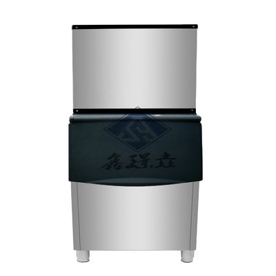 Produttore automatico di ghiaccio industriale 350P 159kg/giorno Macchina per ghiaccio in acciaio inossidabile 304