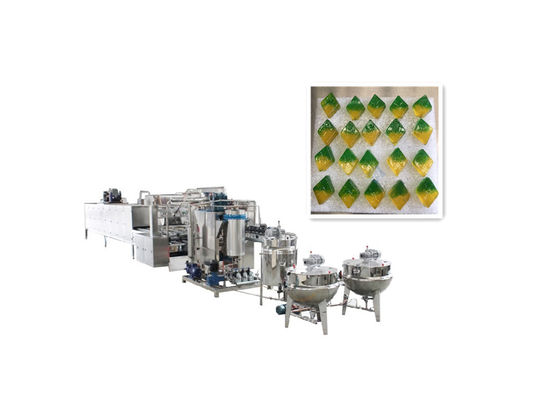Linea di produzione di caramelle 150 kg/h Macchina automatica per alta produzione alimentare