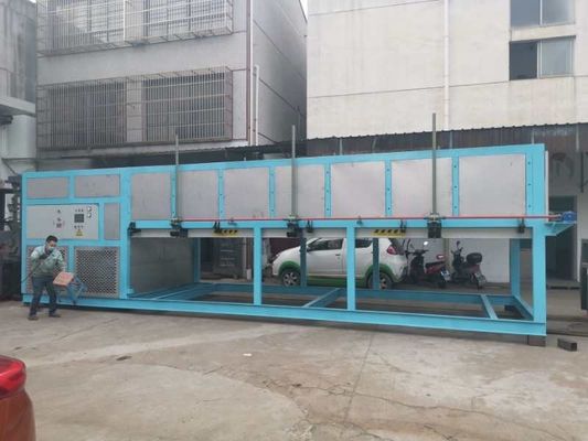 Macchina per la fabbricazione di blocchi di ghiaccio commerciale con compressore industriale 1230x930x2040mm Dimensione